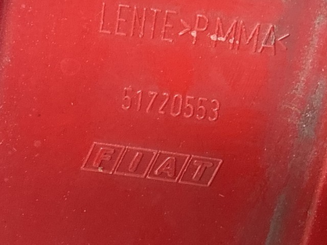 212652 Fiat Multipla 2003-2010 bal hátsó lámpa, izzófoglalat nélkül