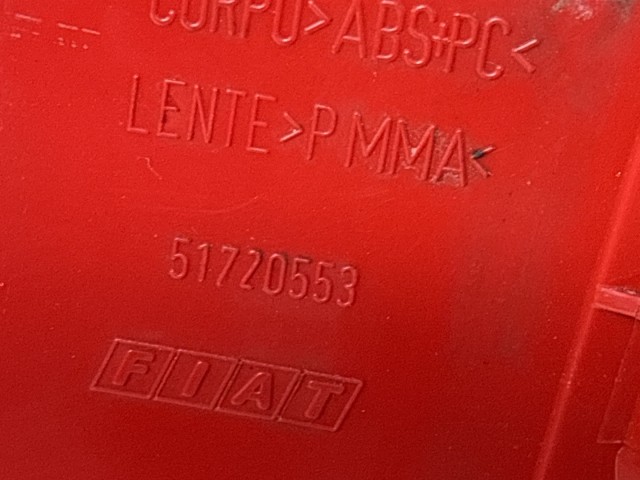 212651 Fiat Multipla 2003-2010 bal hátsó lámpa, izzófoglalat nélkül