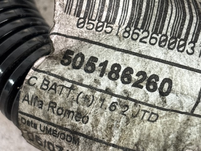 Alfa Romeo Giulietta 2010 Kábelek, kábel kötegek használt 