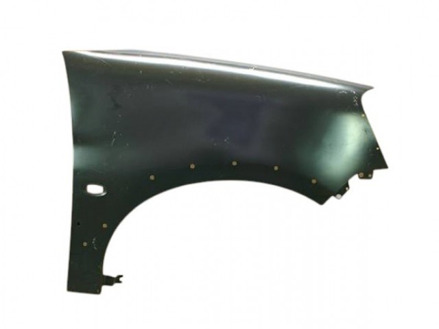 Citroen Berlingo, Peugeot Partner 2002.12.01-2008.03.31 utángyártott új jobb első sárvédő, díszléc patent helyes