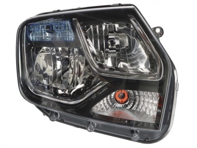 Dacia Duster 2013.06.01-2015.12.01 utángyártott új jobb első fényszóró H7/H1 DEPO