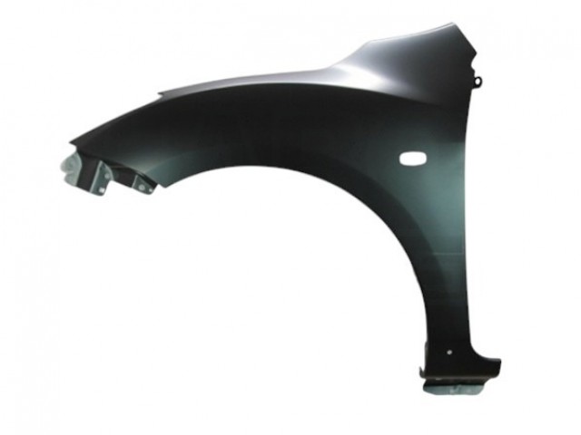 Mazda 3  2009.04.01-2013.03.31 utángyártott új bal első sárvédő, oldalindexes kivitel, 4/5 ajtós, díszléc patent helyes