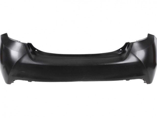 Toyota Yaris 2014.07.01-2017.02.28 utángyártott új hátsó lökhárító, nem alapozott, szenzor hely jelöléssel