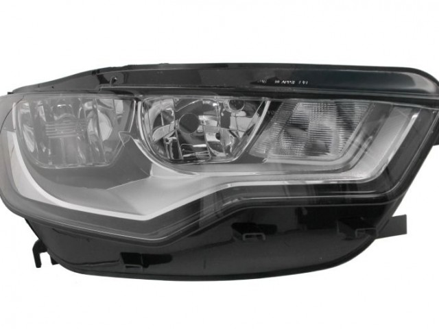 Audi A6 C7 2011.04.01-2014.09.30 utángyártott új jobb első fényszóró H7/H15  (motorral) DEPO