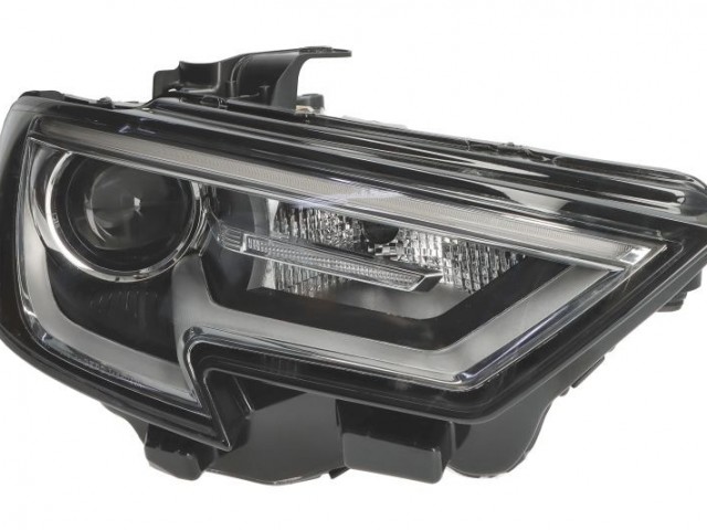 Audi A3 (8V1, 8VK,) 2016-2020 utángyártott új jobb első fényszóró D5S/H8+LED napp.fény (motorral) DEPO
