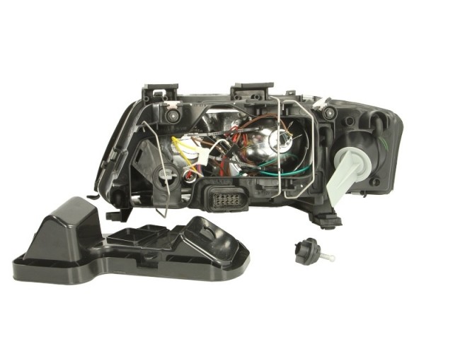 Audi A6 C5 1997-1999 utángyártott új jobb első fényszóró DE-H1/FF-H7 beép.vill.DEPO