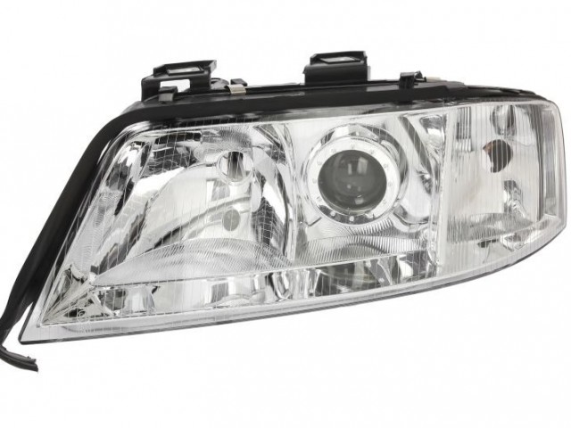 Audi A6 C5 1997-1999 utángyártott új bal első fényszóró DE-H1/FF-H7 beép.vill. DEPO