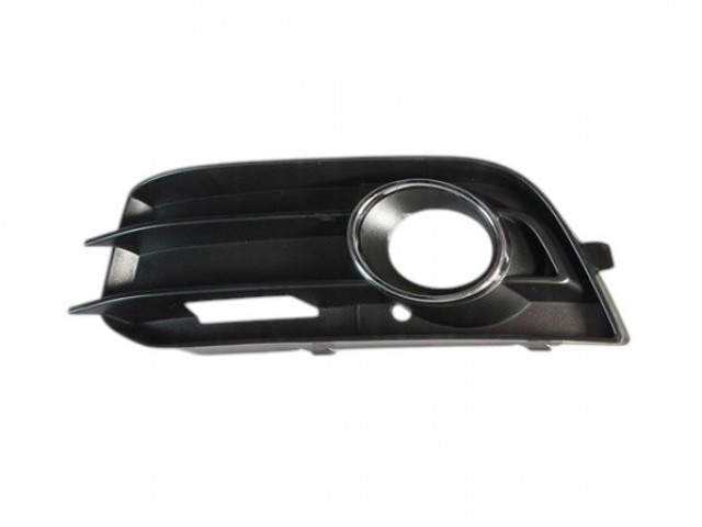 Audi A1 2010.01.01-2014.12.01 utángyártott új bal első ködlámpa keret (fekete)