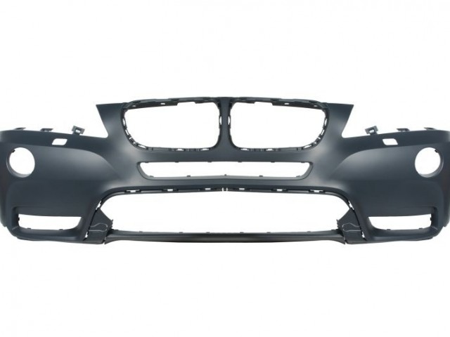 BMW X3 (F25) 2014-2017 utángyártott új első lökhárító alapozott, fényszóró mosó helyes