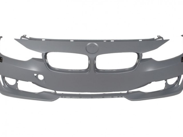 BMW 3 F30 2011-2015 utángyártott új első lökhárító alapozott, fényszóró mosó helyes