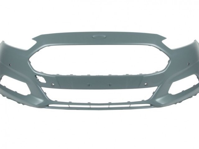 Ford Mondeo V. 2015.01.01-2019.02.04 utángyártott új első lökhárító alapozott, 6 szenzor helyes