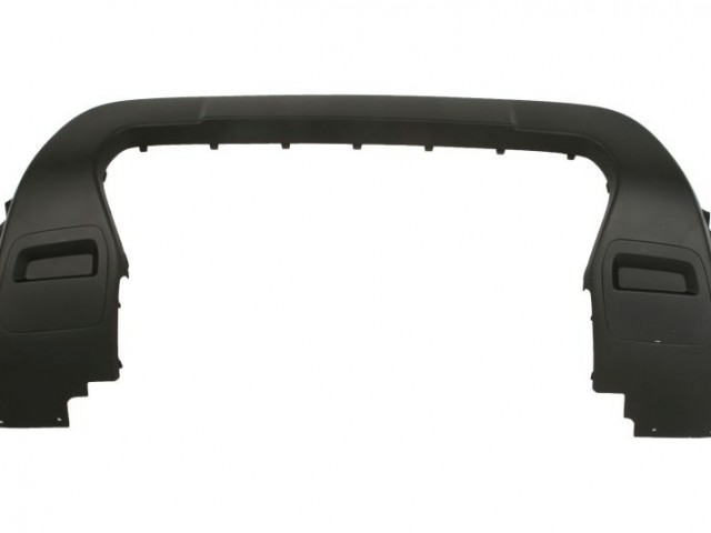 Dacia Duster 2018.01.01-2021.08.30  utángyártott új első lökhárító díszléc, fekete