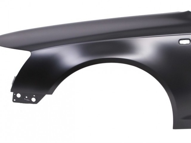 Audi A6 (C6/4F) 2004-2008 utángyártott új bal első sárvédő, oldalindexes kivitel (alumínium)