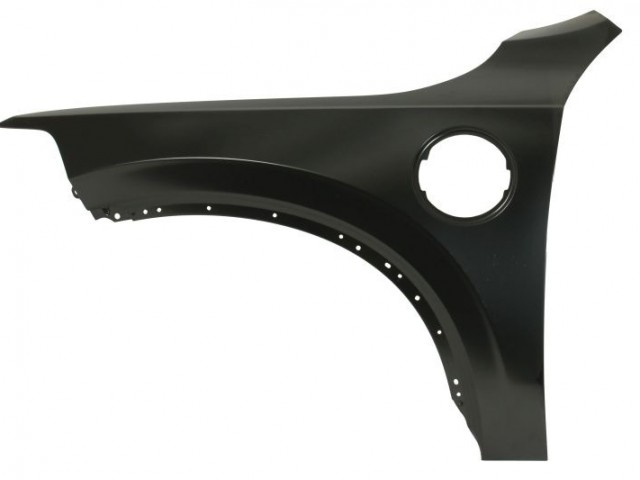 Volvo XC90 2014-2020 utángyártott új bal első sárvédő, nem oldalindexes kivitel, acél (hybrid)