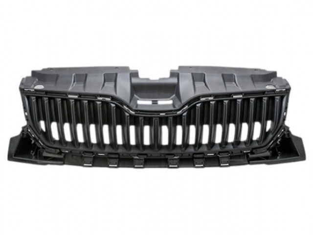 Skoda Fabia III. 2014.10.01-2018.07.29 utángyártott új hűtődíszrács fekete