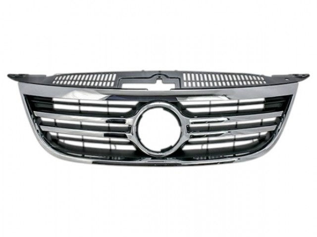 Volkswagen Tiguan 2007.11-2011.06.30  utángyártott új hűtődíszrács fekete-króm