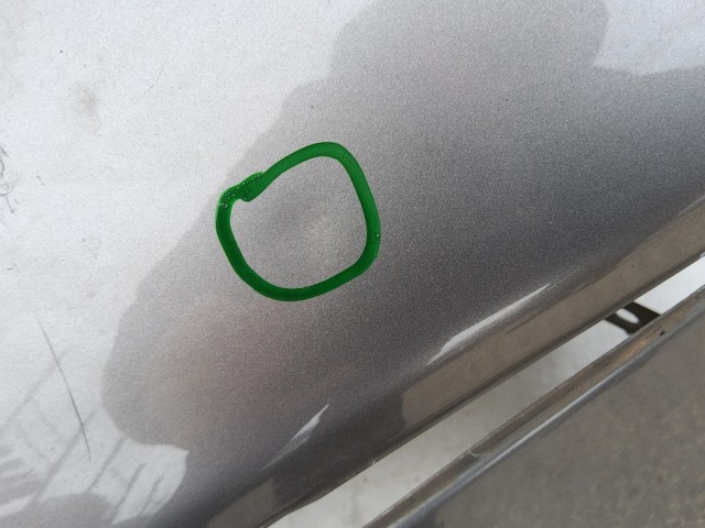 214202 Alfa Romeo 159 2005-2011 bal első sárvédő, a képen látható sérüléssel