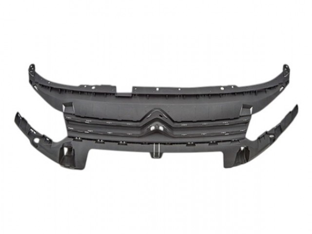 Citroen Berlingo 2018.06.01-2024.02.28 utángyártott új díszrács, króm díszléc helyes, embléma nélkűl TGK