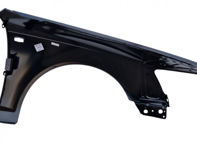 Audi A6 (C6/4F) 2004-2008 utángyártott új bal első sárvédő, oldalindexes kivitel (acél)