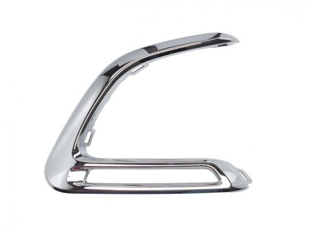 Peugeot 108 2014-2022 utángyártott új króm díszléc, bal lökhárító rácsra, nappali fény