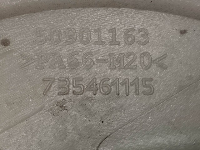 214287 Lancia Musa felni közép kupak, a képen látható 2 rögzítő fűl töréssel