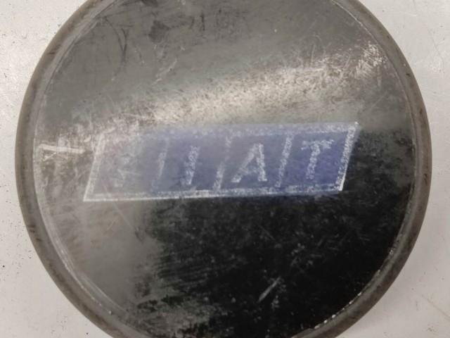 Fiat Seicento 1998-2010 Felni közép kupak használt  fekete alapon kék