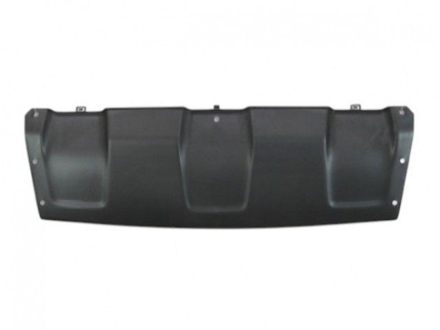 Dacia Duster 2010.02.01-2017.12.01 utángyártott új első lökhárító alsó spoiler, fekete