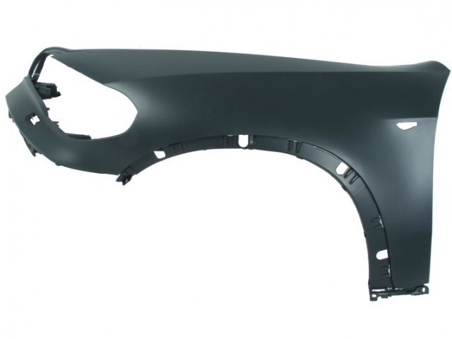 BMW X5 2010.04.01-2013.05.01 utángyártott új bal első sárvédő, oldalindexes kivitel, fényszóró mosó helyes