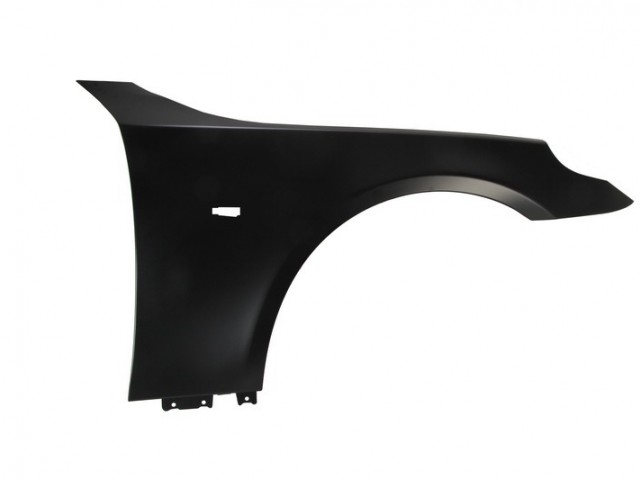 BMW 5 E60 2003.07.01-2010.10.01 utángyártott új jobb első sárvédő, oldalindexes kivitel  alumínium