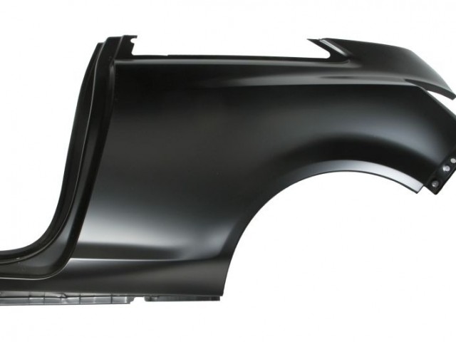 Opel Corsa D 2006-2014 utángyártott új bal hátsó sárvédő 3 ajtós (2/3 rész)