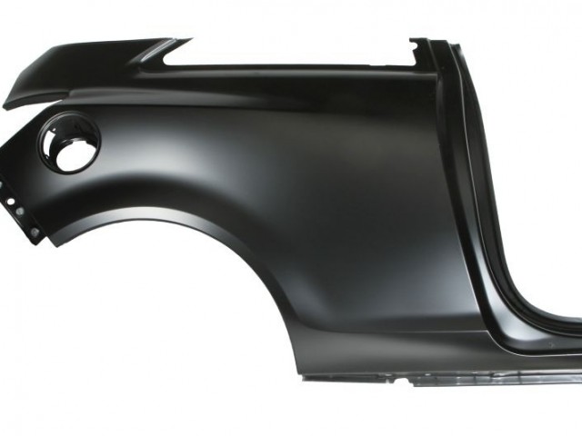 Opel Corsa D 2006-2014 utángyártott új jobb hátsó sárvédő 3 ajtós (2/3 rész)