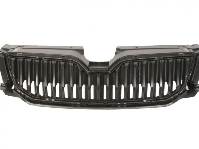 Skoda Octavia III. 2016.10.01-2020.06.15  utángyártott új hűtődíszrács fényes fekete