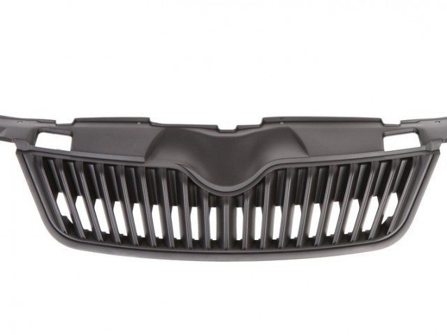 Skoda Fabia II., Roomster 2010.04.01-2014.09.30  utángyártott új hűtődíszrács s.szürke (króm nélküli változat)