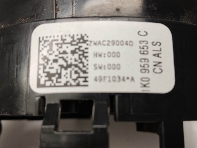 Volkswagen Tiguan 2008-2011 légzsák átvezető gyűrű 1k0959653c