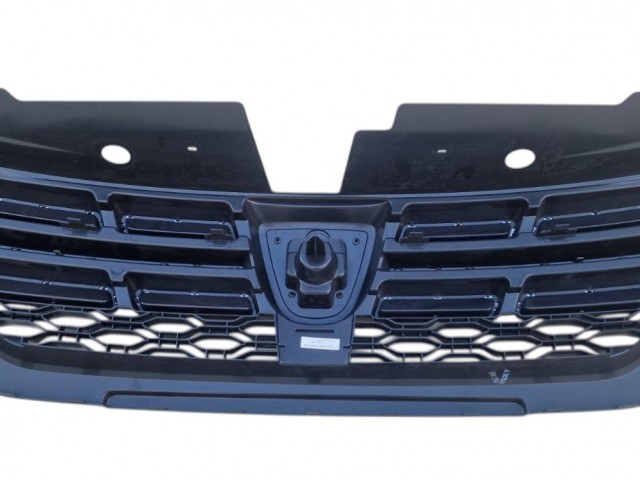 Dacia Dokker, Lodgy 2017-2021 utángyártott új középső hűtődíszrács, fekete/króm (Stepway)