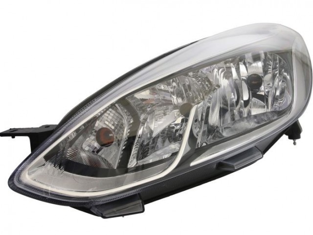 Ford Fiesta 2017.06.01-2021.12.06 utángyártott új bal első fényszóró H7/H15 (motorral) DEPO