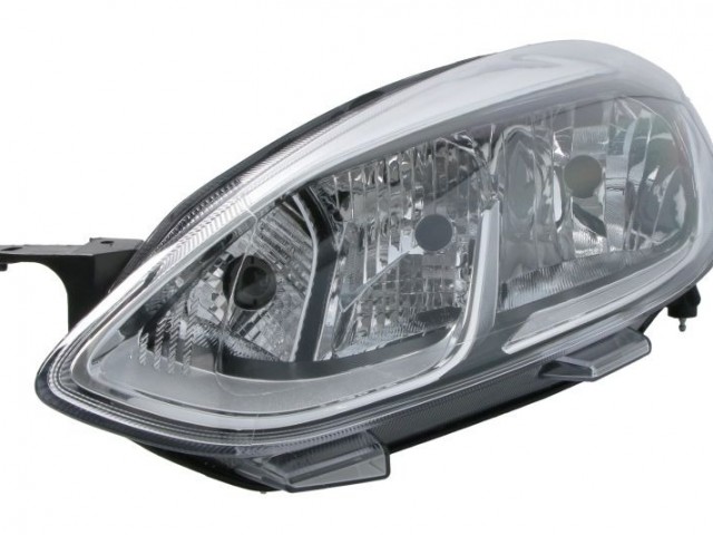 Ford Fiesta 2017.06.01-2021.12.06 utángyártott új bal első fényszóró H7/H15 (motorral) TYC