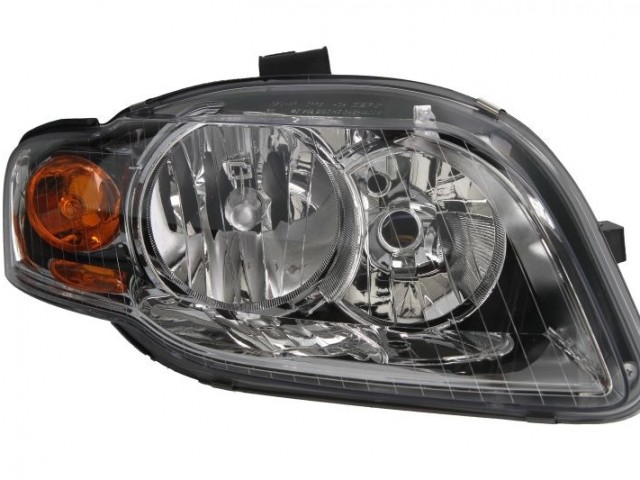 Audi A4 B7 2004.11.01-2007.10.31 utángyártott új jobb első fényszóró 2H7 sárga villogós (motorral) DEPO
