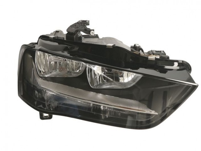 Audi A4 B8 2011-2016 utángyártott új jobb első fényszóró 2H7 nappali fénnyel (motorral) DEPO