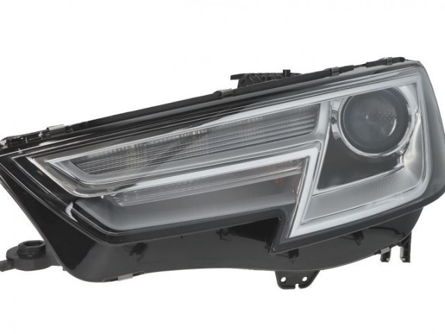 Audi A4 B9 2015.09.01-2019.05.30 utángyártott új bal első fényszóró XENON D5S/H8+LED (motorral) DEPO