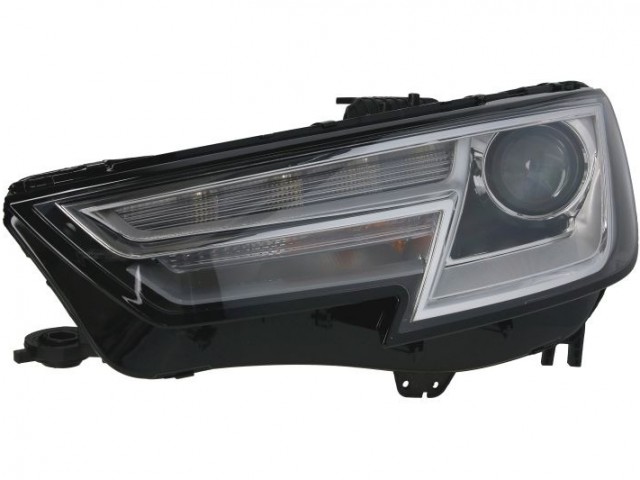Audi A4 B9 2015.09.01-2019.05.30 utángyártott új bal első fényszóró XENON D5S/H8+LED (motorral) TYC