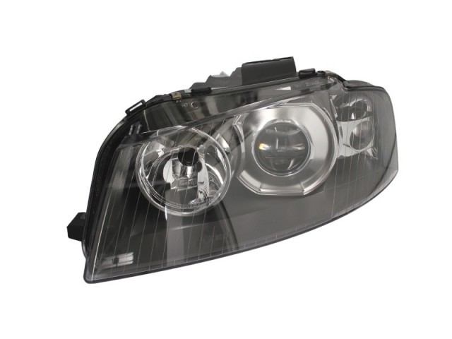 Audi A3  8P  2003-2008 utángyártott új bal első fényszóró XENON D2S/H7 (motorral, Hella típ.)  TYC