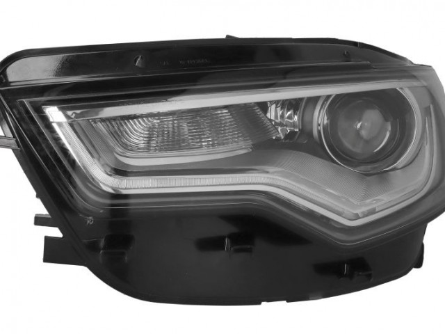 Audi A6 C7 2011.04.01-2014.09.30 utángyártott új bal első fényszóró H7/D3S XENON/LED (motorral) DEPO