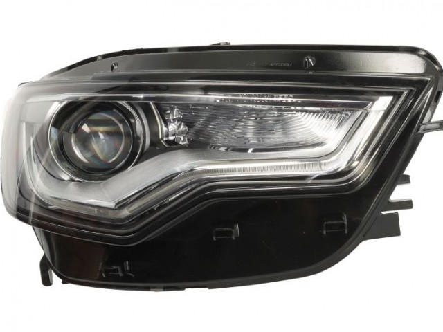 Audi A6 C7 2011.04.01-2014.09.30 utángyártott új jobb első fényszóró H7/D3S XENON/LED (motorral) DEPO