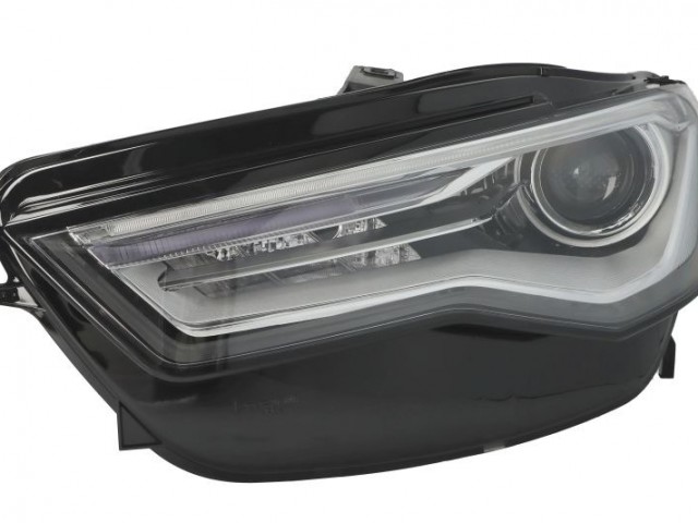 Audi A6 C7 2014.10.01-2018.05.31 utángyártott új bal első fényszóró H7/D5S XENON/LED (motorral) TYC