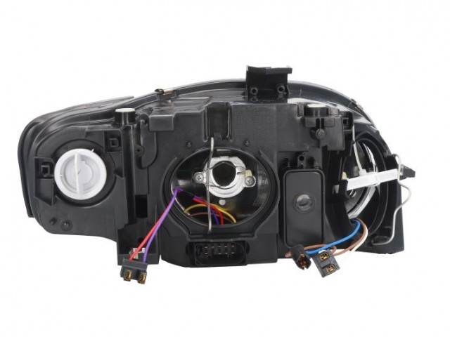 Audi A4 B7 2004.11.01-2007.10.31 utángyártott új bal első fényszóró 2H7 sárga villogós (motorral) TYC