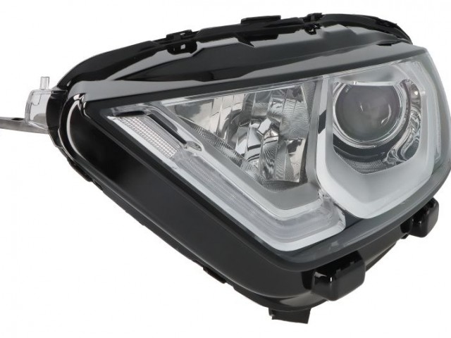 Ford Ecosport 2017-2022 utángyártott új bal első fényszóró H1/H18/LED króm h (motorral) TYC