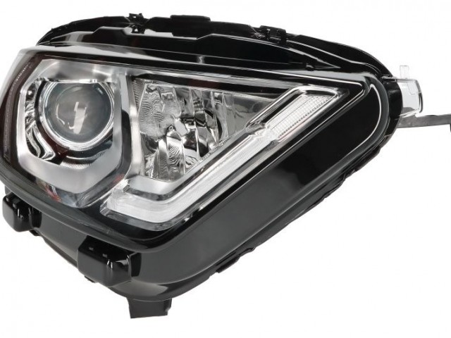Ford Ecosport 2017-2022 utángyártott új jobb első fényszóró H1/H18/LED króm h (motorral) TYC