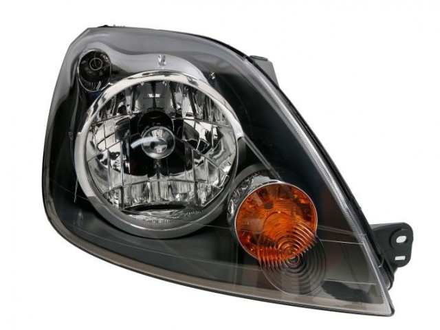 Ford Fiesta 2005.10.01-2007.11.30 utángyártott új jobb első fényszóró H4 (motorral) DEPO