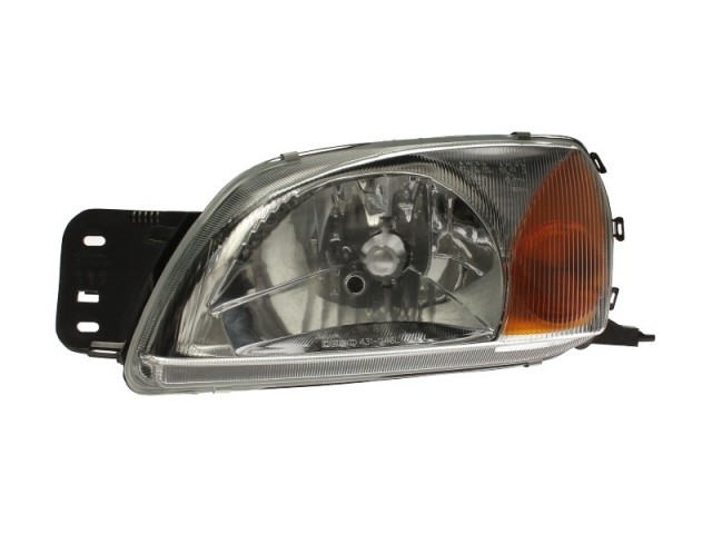 Ford Fiesta 1999.09.01-2002.03.31 utángyártott új bal első fényszóró H4 (motorral) DEPO